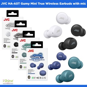 JVC HA-A5T Gumy Mini True Wireless Earbuds With Mic