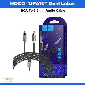 HOCO "UPA10" Dual Lotus RCA To 3.5mm Audio Cable