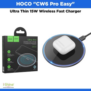HOCO CW6 Pro Easy Ultra Thin 15W Wireless Fast Charger