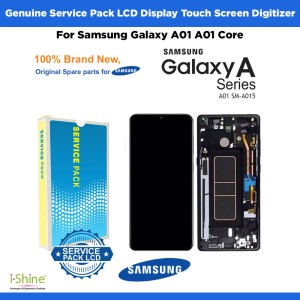 Genuine Service Pack LCD Display Touch Screen Digitizer For Samsung Galaxy A01 A01 Core