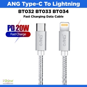 ANG BT032 BT033 BT034 Type-C To Lightning Fast Charging Data Cable PD 20W