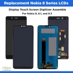 Replacement Nokia 8, 8.1, and 8.3 LCD Display Touch Screen Digitizer Assemble