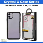 Crystal G Case Series for iPhone X Series X, XR, XS, XS Max