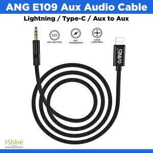 ANG E109 Aux Audio Cable Lightning / Type-C / Aux to Aux