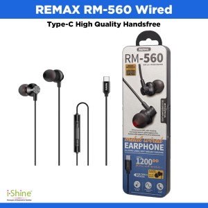 REMAX RM-560 Wired Type-C High Quality Handsfree