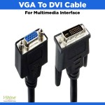 VGA To DVI Cable For Multimedia Interface