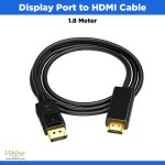 Display Port to HDMI Cable