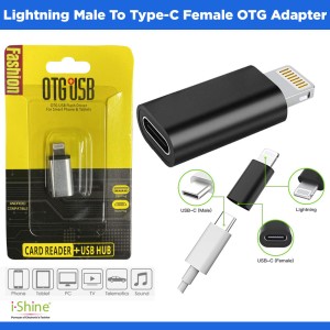 Lightning Male To Type-C Female OTG Adapter