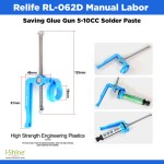 Relife RL-062D Manual Labor Saving Glue Gun 5-10CC Solder Paste