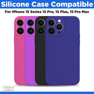 Silicone Case Compatible For iPhone 15 Series 15 Pro, 15 Plus, 15 Pro Max