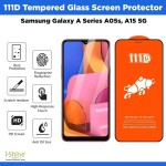 111D Tempered Glass Screen Protector Compatible For Samsung Galaxy A Series A05s, A15 5G
