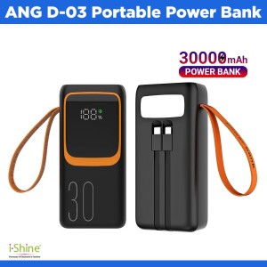 ANG D-03 Portable 30000mAh Fast Charging Power Bank