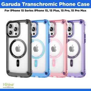 Garuda Transchromic Phone Case Cover Compatible For iPhone 15 Series iPhone 15, 15 Plus, 15 Pro, 15 Pro Max