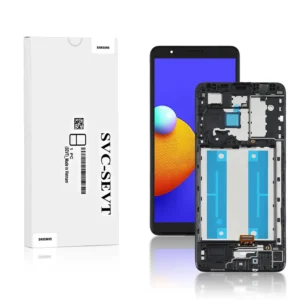 101A Genuine LCD Screen For Samsung Galaxy A01 Core A013F With Frame Black (GH82-23392A)