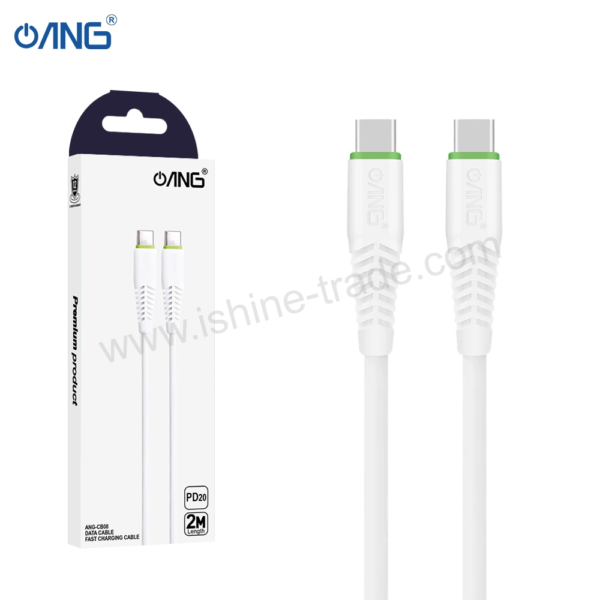 ANG CB08 - USB C TO USB C Fast Charging Data Cable 2 Meter