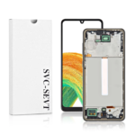 10A Genuine LCD Screen For Samsung Galaxy A33 5G (A336) With Frame and Touchpad - Black (GH82-28143A)