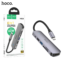 HOCO HB28 Type C Hub 6 in 1 Multiport Adapter 60W