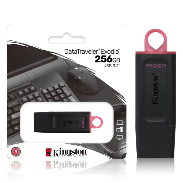 Kingston USB 3.2 Data Traveler Exodia 256GB Flash Drive