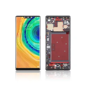 10A Replacement LCD Screen Display Touch and Digitizer Assembly for Huawei Mate 30 Pro Black With Frame