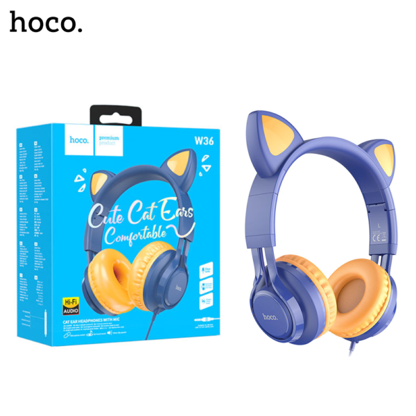 10B Headphone W36 Cat ear With mic iShine Trade T/A Boltify Limited