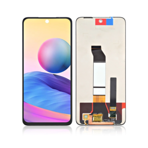 Replacement LCD Screen Display Touch and Digitizer Assembly for Xiaomi Redmi Note 10 4G Black - No Frame