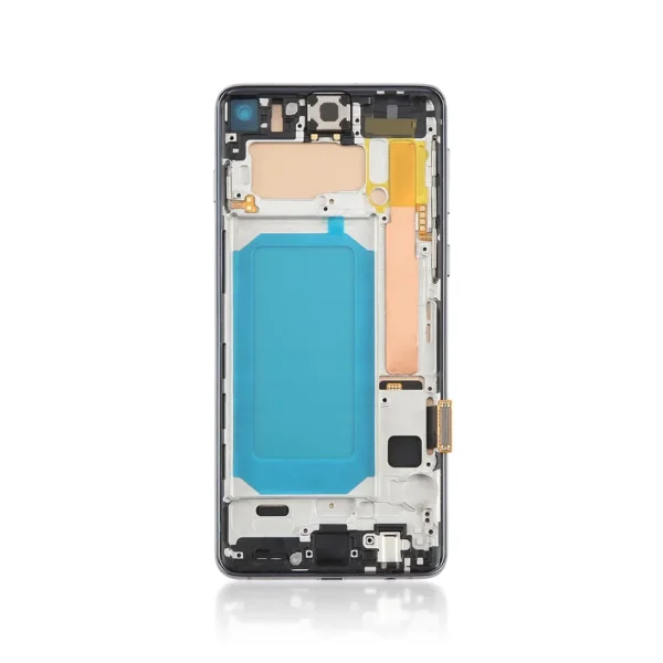 130C Replacement LCD Screen For Samsung Galaxy S10 G973F Black With Frame