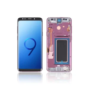 131A Premium A+ LCD Screen For Samsung Galaxy S9 G960F Purple With Frame