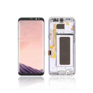 132A Premium A+ LCD Screen For Samsung Galaxy S8 Plus G955F Violet With Frame