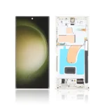 134C Replacement OLED LCD Screen For Samsung Galaxy S23 Ultra S918B With Frame