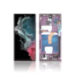 136C Replacement OLED LCD Screen For Samsung Galaxy S22 Ultra S908B With Frame