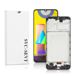 13A Genuine LCD Screen For Samsung Galaxy M31 (M315) With Frame & Touchpad - Black (gh82-22631a)