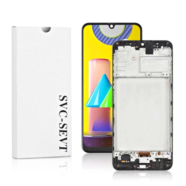 Genuine LCD Screen For Samsung Galaxy M31 (M315) With Frame & Touchpad - Black  (gh82-22631a)