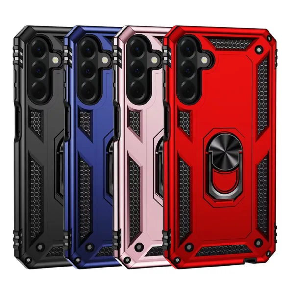 13A Slim Shockproof Ring Armor Stand Phone Case for Samsung Galaxy A26 Main iShine Trade T/A Boltify Limited