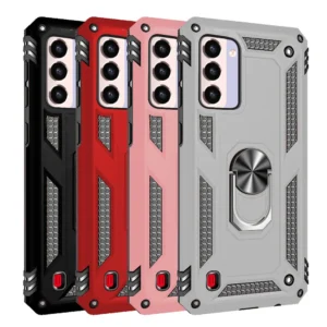 13A Slim Shockproof Ring Armor Stand Phone Case for Samsung Galaxy S21 Plus G966B