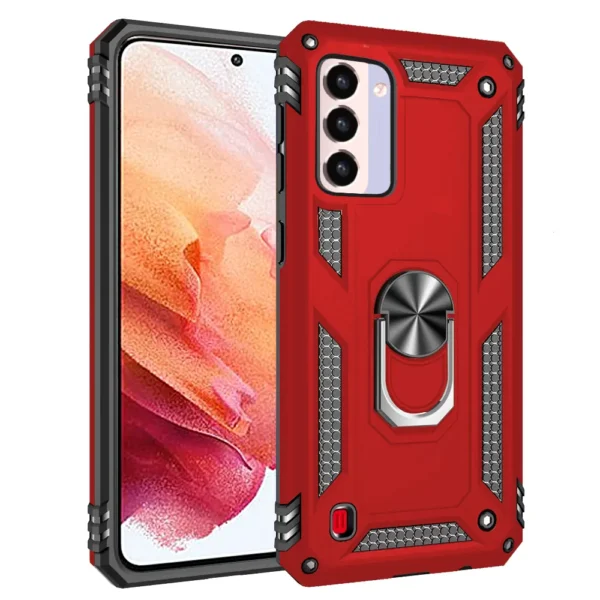 13C Slim Shockproof Ring Armor Stand Phone Case for Samsung Galaxy S21 Plus G966B