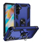 13E Slim Shockproof Ring Armor Stand Phone Case for Samsung Galaxy A26 Blue