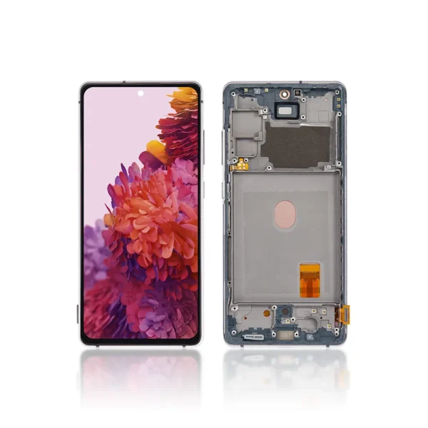140B Replacement OLED LCD Screen For Samsung Galaxy S20 FE 4G 5G G780 G781 With Frame