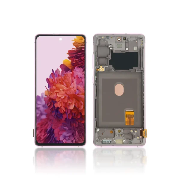 140D Replacement OLED LCD Screen For Samsung Galaxy S20 FE 4G 5G G780 G781 With Frame