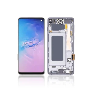 144A Replacement OLED LCD Screen For Samsung Galaxy S10 G973F Black With Frame