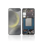 146A Pull Out A Grade Replacement LCD Screen For Samsung Galaxy S24 S921B With Frame Black