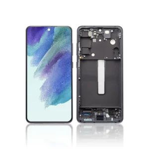 148A Pull Out A Grade Replacement LCD Screen For Samsung Galaxy S21 FE 5G G990B With Frame Graphite