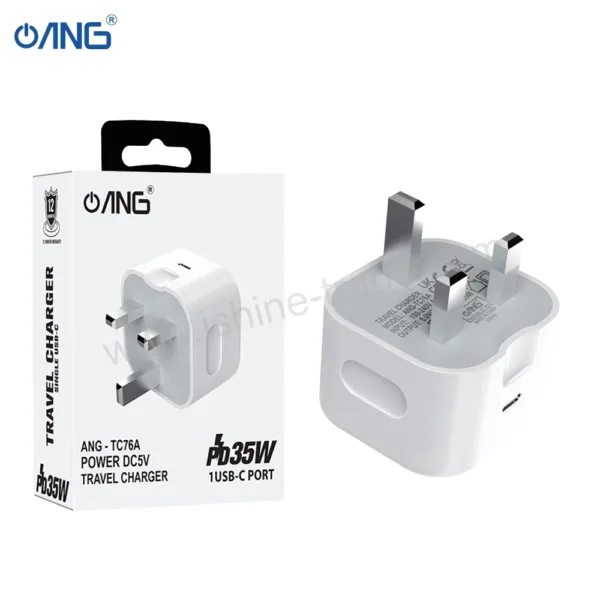 ANG TC76A - PD 35W Single USB C Port Adaptor