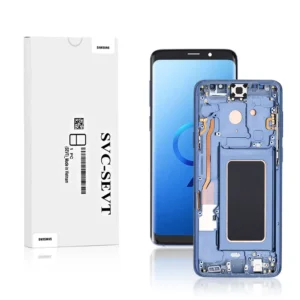 153A Genuine LCD Screen For Samsung Galaxy S9 Plus G965F With Frame Blue