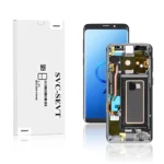 154A Genuine LCD Screen For Samsung Galaxy S9 G960 With Frame Titanium Grey