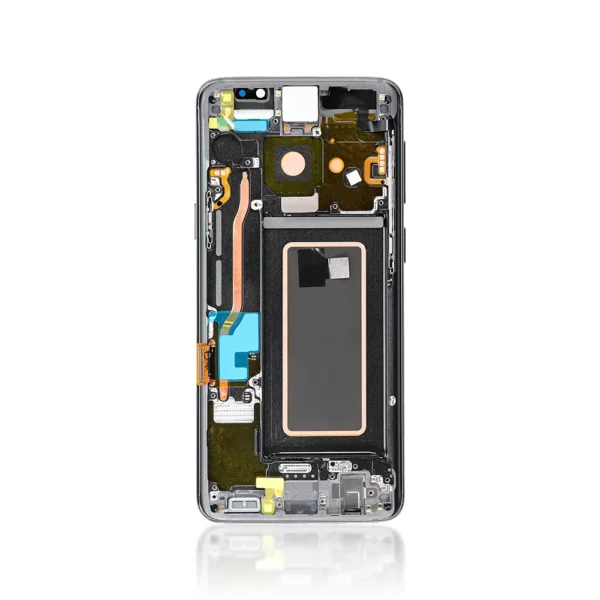 154B Genuine LCD Screen For Samsung Galaxy S9 G960 With Frame Titanium Grey