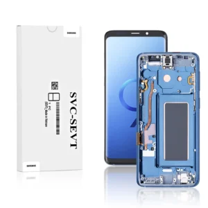 157A Genuine LCD Screen For Samsung Galaxy S9 G960F With Frame Blue