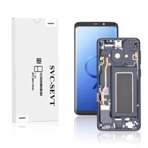 158A Genuine LCD Screen For Samsung Galaxy S9 G960F With Frame Black