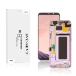 159A Genuine LCD Screen For Samsung Galaxy S8 Plus G955F With Frame Rose Pink