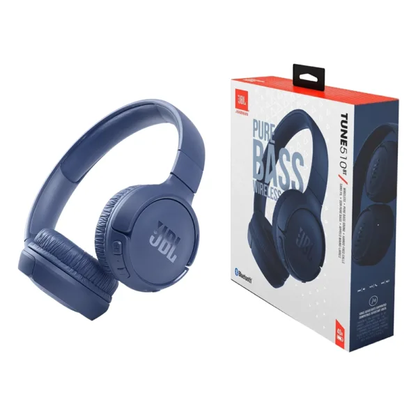 15A JBL Tune 510BT Wireless On Ear Headphones Blue iShine Trade T/A Boltify Limited