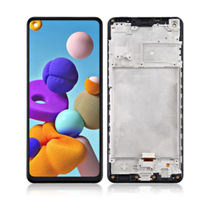 Premium A+ LCD Screen For Samsung Galaxy A21S (A217) - With Frame